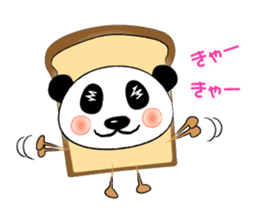 Cat *3 chick (one's own pace) panda sticker #6408815