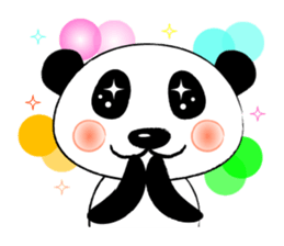 Cat *3 chick (one's own pace) panda sticker #6408820