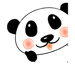 Cat *3 chick (one's own pace) panda sticker #6408830