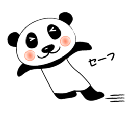 Cat *3 chick (one's own pace) panda sticker #6408838