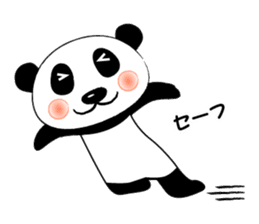 Cat *3 chick (one's own pace) panda sticker #6408838