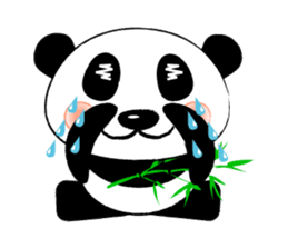 Cat *3 chick (one's own pace) panda sticker #6408839