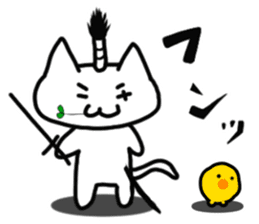 BUSHIDOU cat sticker #6409123