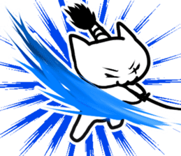 BUSHIDOU cat sticker #6409137
