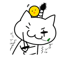 BUSHIDOU cat sticker #6409147