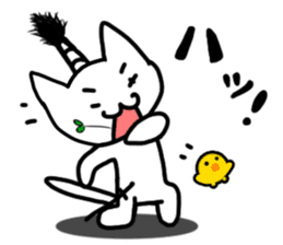 BUSHIDOU cat sticker #6409149