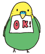 loose budgerigar sticker #6409526