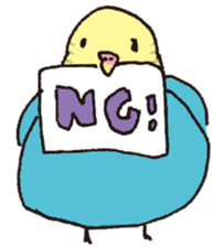 loose budgerigar sticker #6409527