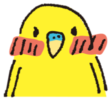 loose budgerigar sticker #6409530