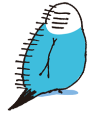 loose budgerigar sticker #6409538