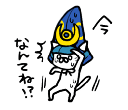 The cat of the Kumamoto valve3 sticker #6409607