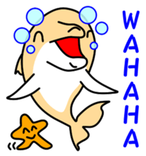 Friend of the SEA  Dolphin and Whale sticker #6409641