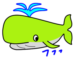 Friend of the SEA  Dolphin and Whale sticker #6409652