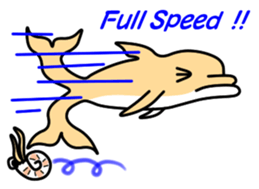 Friend of the SEA  Dolphin and Whale sticker #6409665