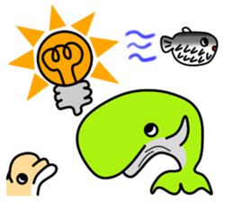 Friend of the SEA  Dolphin and Whale sticker #6409679