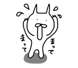 No tail loose white cat the third. sticker #6410001