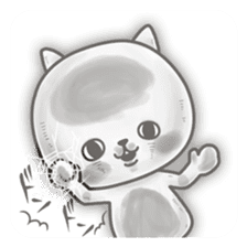 White Thing Staring at You sticker #6410058