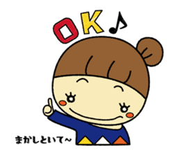 Mushroom man & girl 2 sticker #6410450