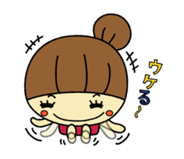 Mushroom man & girl 2 sticker #6410451