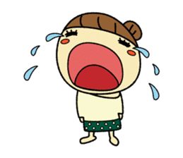 Mushroom man & girl 2 sticker #6410455