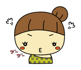 Mushroom man & girl 2 sticker #6410462