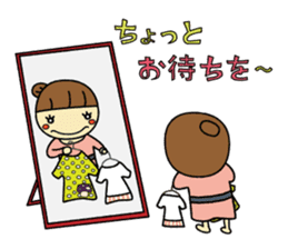 Mushroom man & girl 2 sticker #6410474