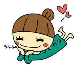 Mushroom man & girl 2 sticker #6410478