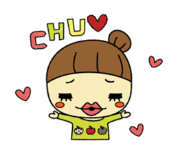 Mushroom man & girl 2 sticker #6410479