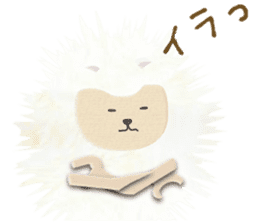 Cute sheep,BAABAA.fluffy version sticker #6410936