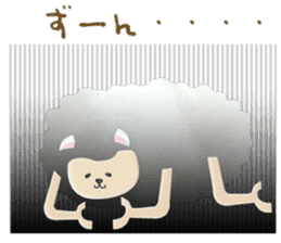 Cute sheep,BAABAA.fluffy version sticker #6410950