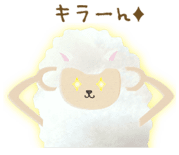 Cute sheep,BAABAA.fluffy version sticker #6410951