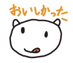 Daihuku bear sticker #6411240