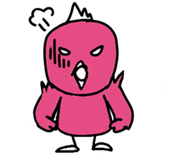 I'm just a bird. Any problem? sticker #6411345