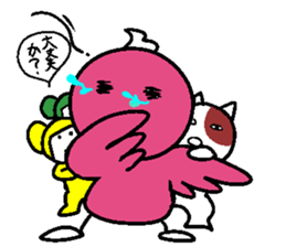 I'm just a bird. Any problem? sticker #6411354