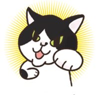 HELLO!Japanese cat sticker #6412350