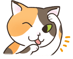 HELLO!Japanese cat sticker #6412356