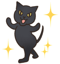 HELLO!Japanese cat sticker #6412383