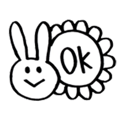 Brush pen. Handwriting  Sticker 1