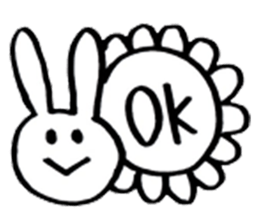 Brush pen. Handwriting  Sticker 1 sticker #6413584