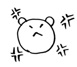 Brush pen. Handwriting  Sticker 1 sticker #6413600