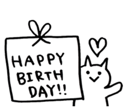 Brush pen. Handwriting  Sticker 1 sticker #6413601