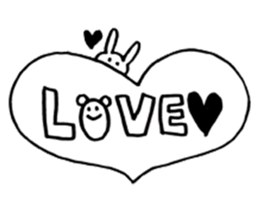 Brush pen. Handwriting  Sticker 1 sticker #6413606