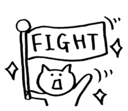 Brush pen. Handwriting  Sticker 1 sticker #6413613