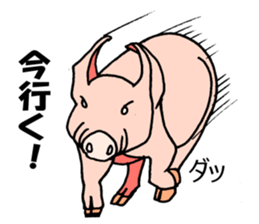Loose pig super sticker #6413729