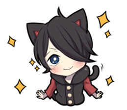 BLACK KITTEN 4 sticker #6414993