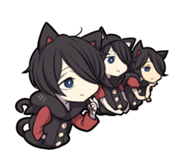 BLACK KITTEN 4 sticker #6415000