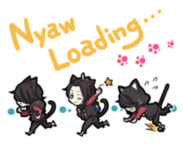 BLACK KITTEN 4 sticker #6415022