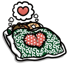 Don't think to much! Yabee Bear sticker #6415407