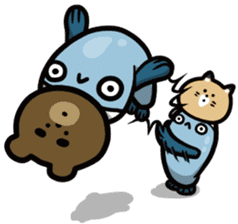 Don't think to much! Yabee Bear sticker #6415413