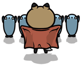 Don't think to much! Yabee Bear sticker #6415417